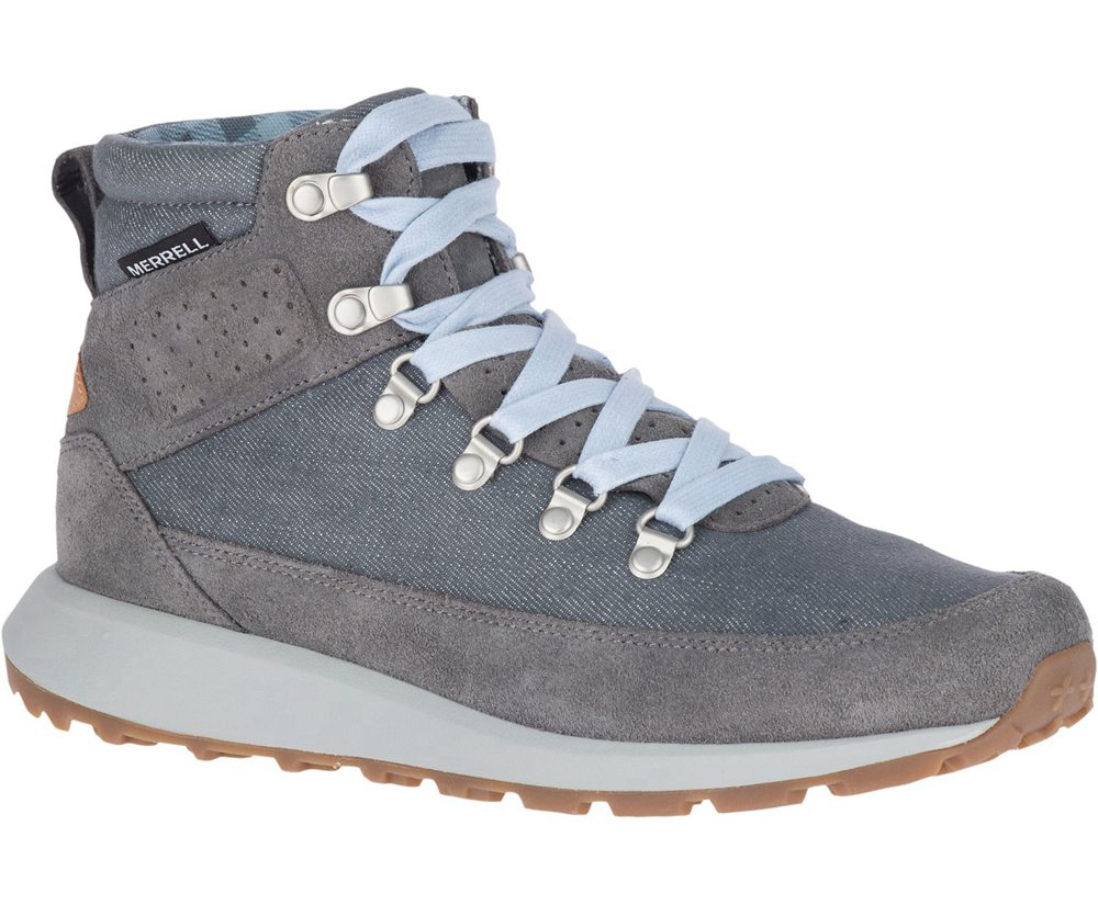 Merrell Boots Grey - Ashford Classic Chukka - Womens 31NHEBYTS